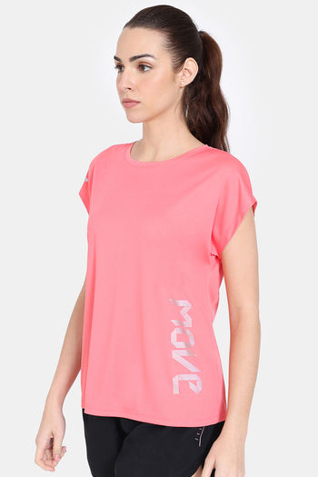 Buy Zelocity Quick Dry Relaxed Top - Tea Rose